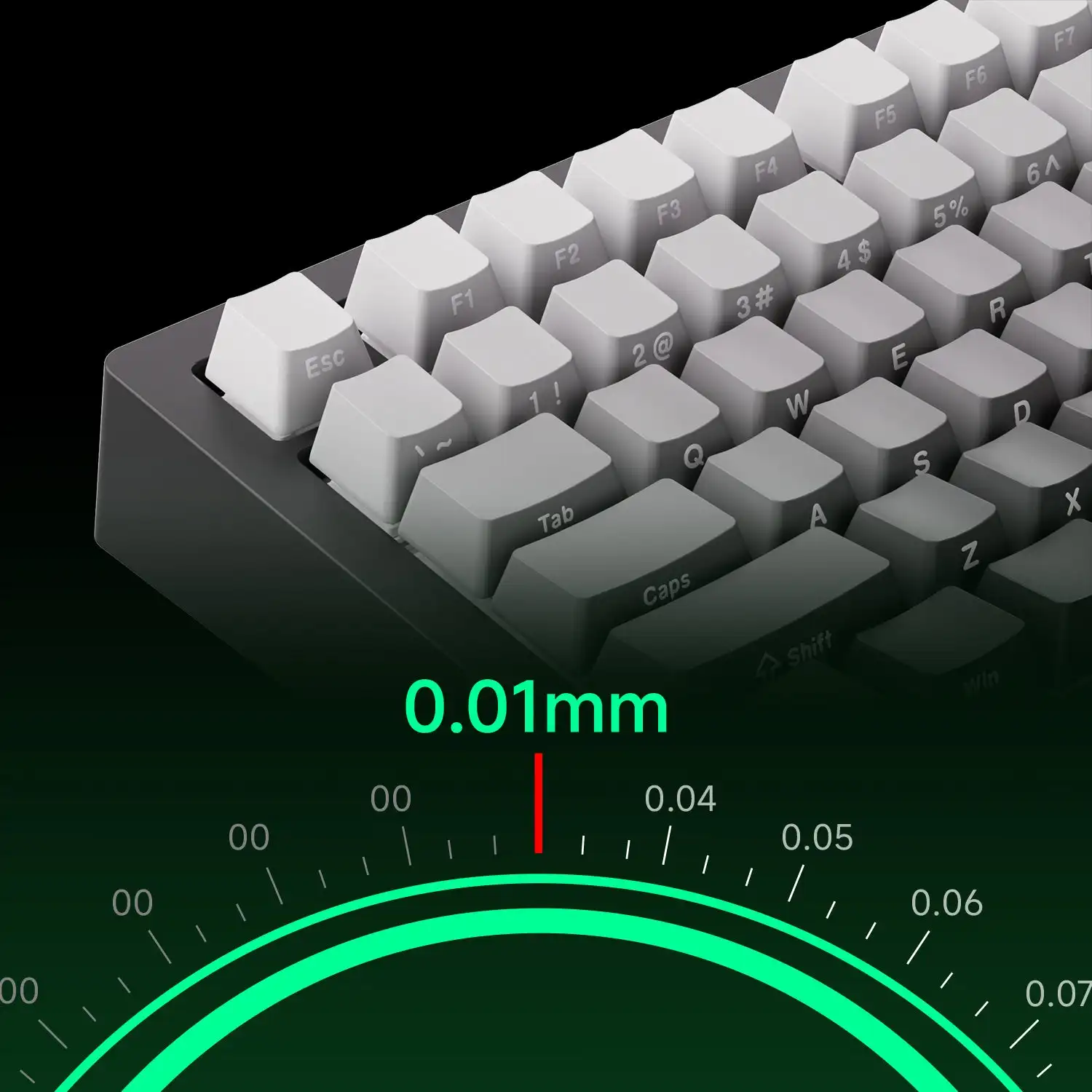 Akko MONSGEEK M1 V5 TMR teclado para juegos de disparo rápido con interruptores magnéticos/mecánicos 8K RGB junta de teclado de aluminio de intercambio en caliente - imagen 5