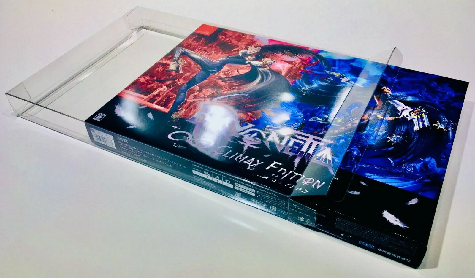 1 Box Protector BAYONETTA CLIMAX EDITION Nintendo Switch Custom Made Clear Case