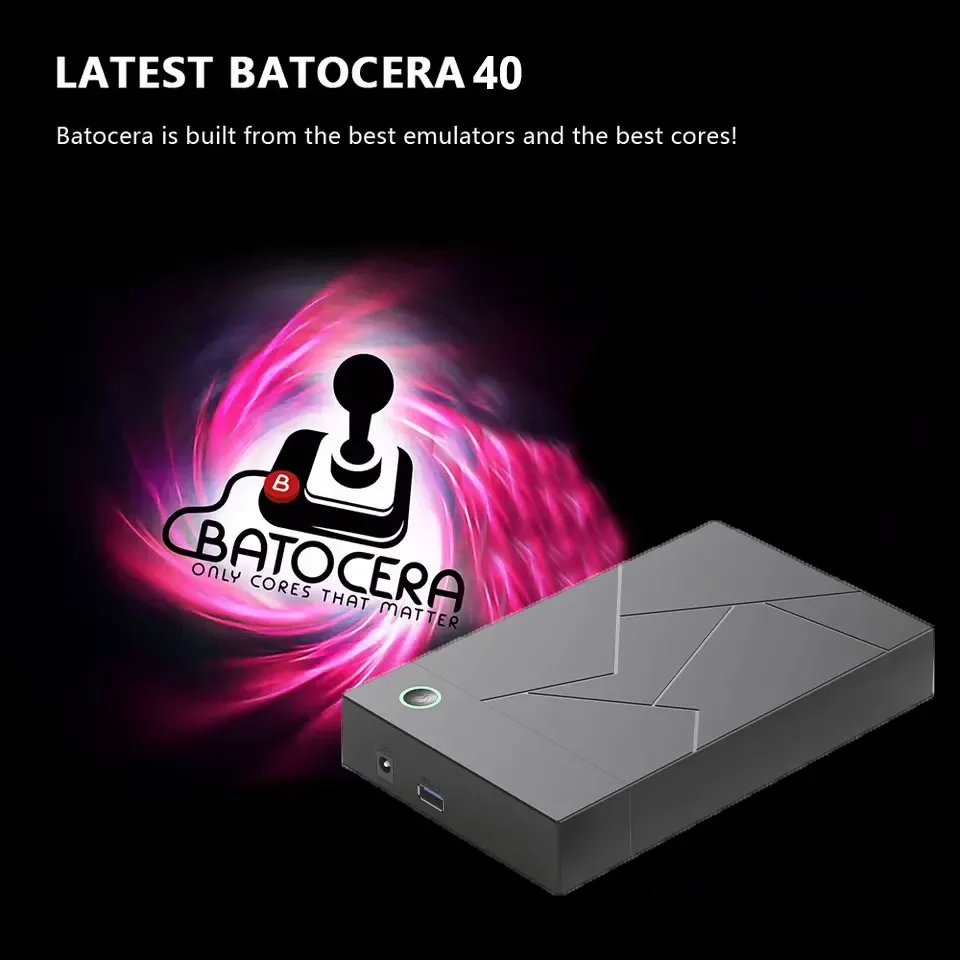 Juego de juegos RetroForge, sistema Batocera 40 de 4TB, unidad de juego portátil Plug and Play, más de 10000 juegos, disco duro 4T para PS3/PS2/WIIU/SWITCH/ - imagen 2
