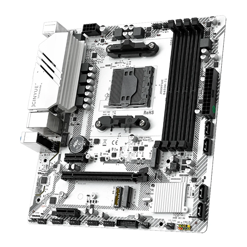 Placa Base B450M AM4 DDR4 para Ryzen con M.2 NVMe y WiFi - imagen 4