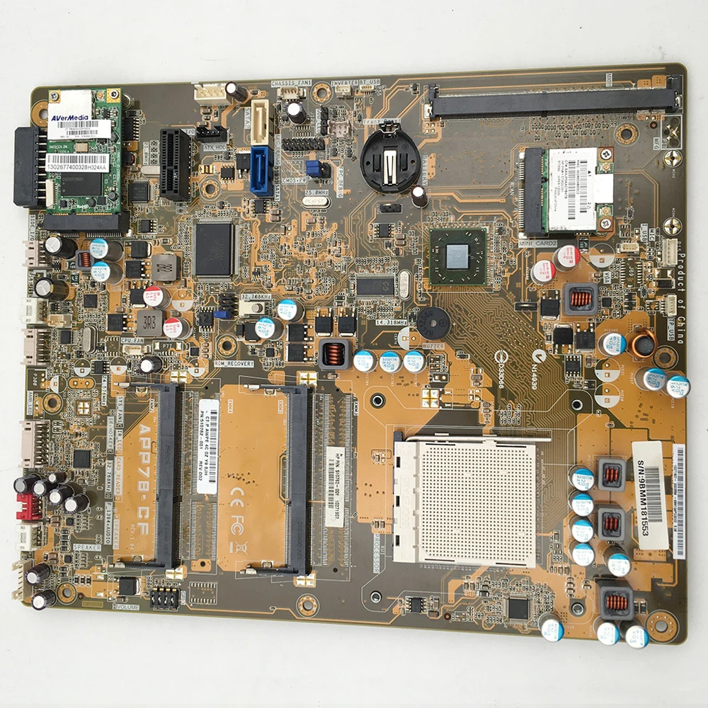 Placa base todo en uno para HP 300-1018cn 1038cn 1058cn, 510762-001 APP78-CF - imagen 3