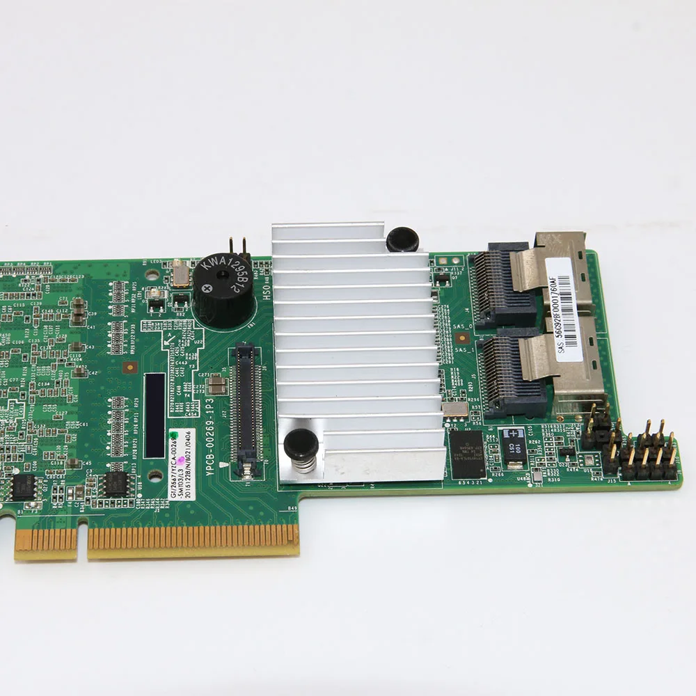 YZCA-00269-103 9271-8i PCI-E 3,0 tarjeta controladora Raid SAS de 8 puertos 6Gbps SAS2208 8087 para tarjeta RAID de servidor Inspur - imagen 3