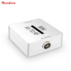 Convertidor AV a RF Mini - RCA CVSB a RF 61.25/67.25 MHz TV