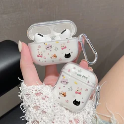 Funda Silicona AirPods 1/2/3/4/Pro/Pro2 – Diseño Gato