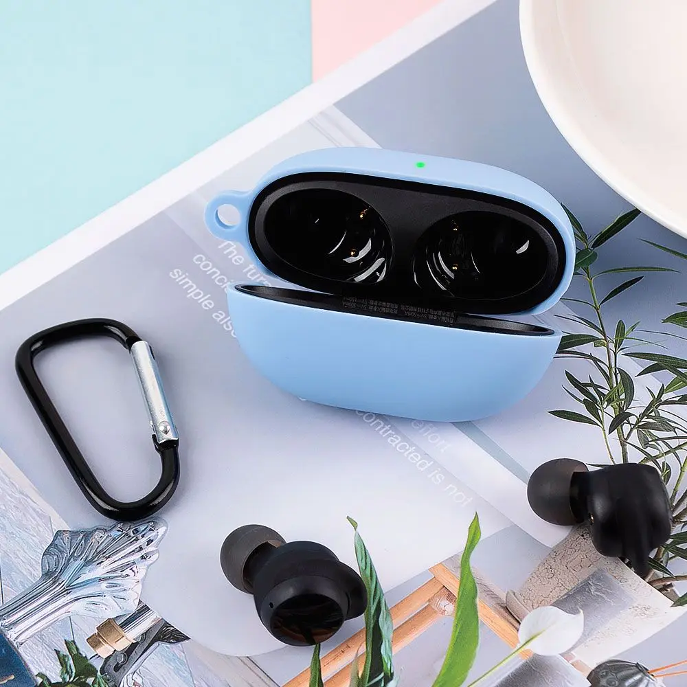 Funda de silicona líquida antipérdida a prueba de golpes, Color caramelo, funda protectora de carcasa suave, auriculares Bluetooth para Redmi Buds 3 Lite - imagen 3