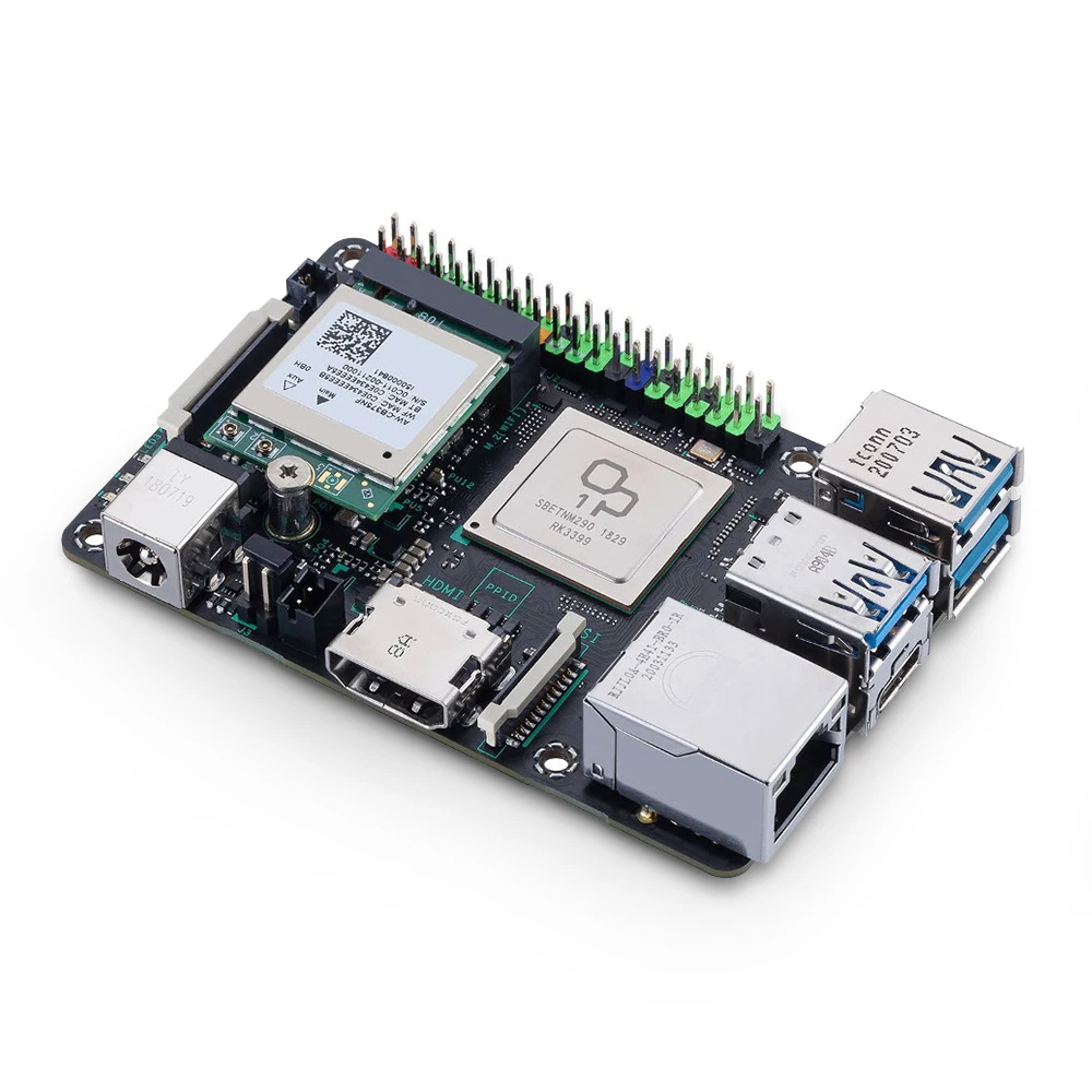 ASUS-Placa de Tinker 2S Rockchip RK3399, ordenador individual basado en brazo, SBC, compatible con Android 10, Ubuntu Tinkerboard 2S, Tinker2S - imagen 2