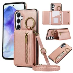 Funda de Cuero Samsung Galaxy S25/S23 Ultra – Tarjetero Cremallera