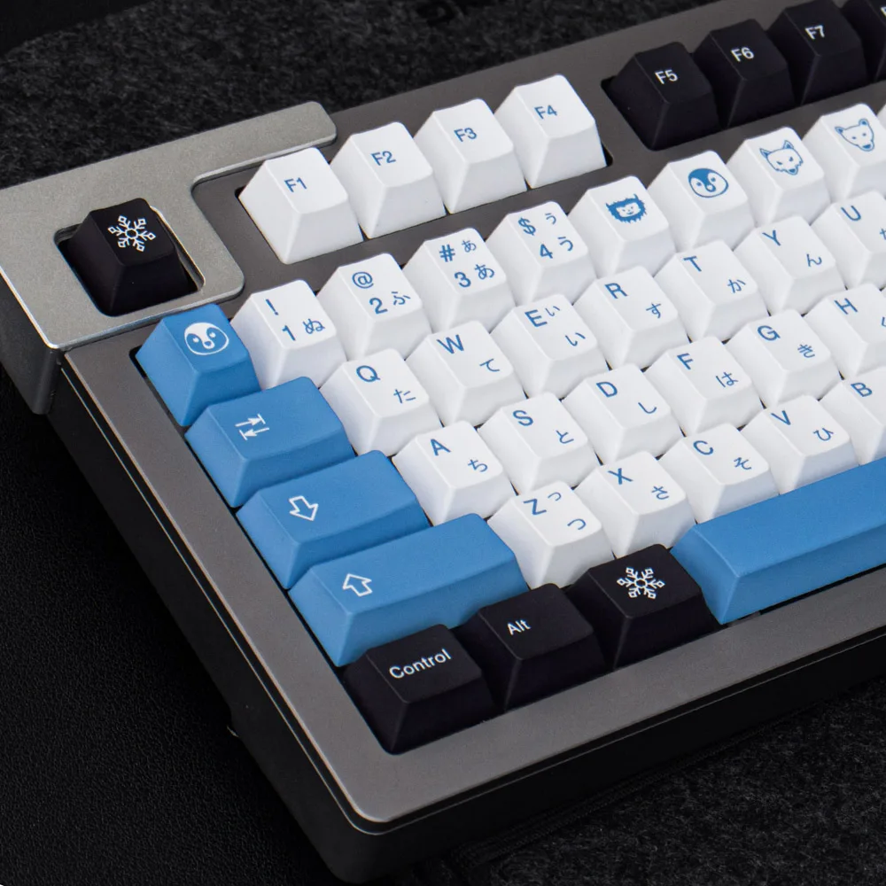 GMK Arctic Keycap 130key PBT Custom Blue White Custom KeyCap, Cherry Profile Gaming Keycap para teclado mecánico - imagen 3