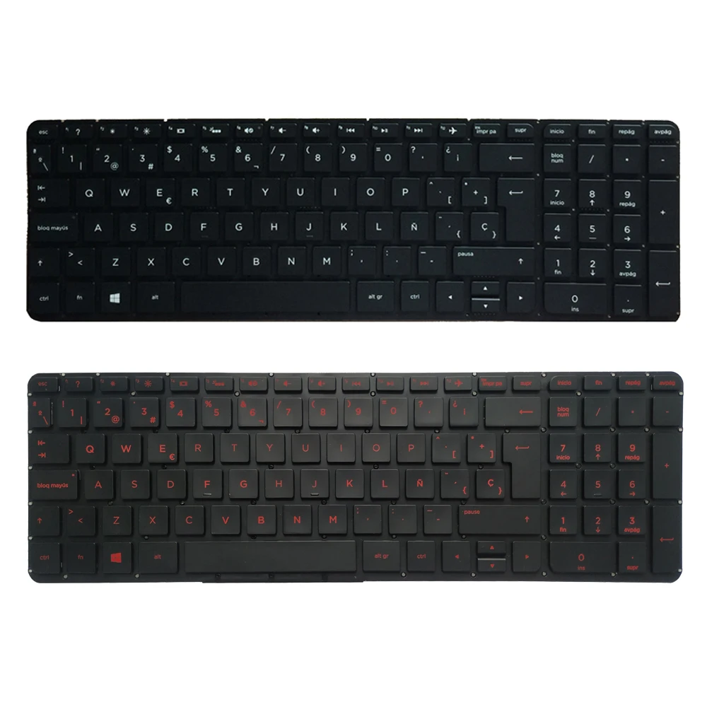 Teclado Latino/español retroiluminado para HP Pavilion, 15-P, 15-P000, 15t-p000, 15t-p100, 17-f, 17-f000, 17t-f000, 17t-f100, TPN-Q140, Q143, nuevo