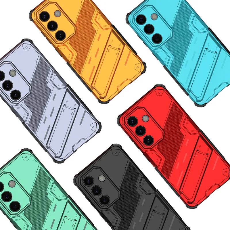 Para Samsung Galaxy S26 funda protectora Samsung S26 funda armadura silicona Invisible soporte para teléfono funda S26 Plus Ultra