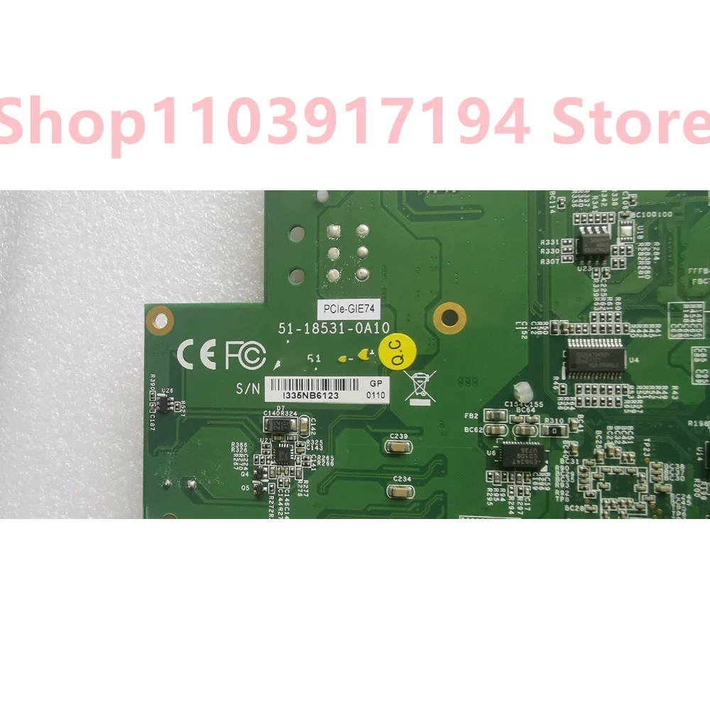 Tarjeta de adquisición de imágenes de tarjeta de red PoE PCIe-GIE74 de 4 canales - imagen 4