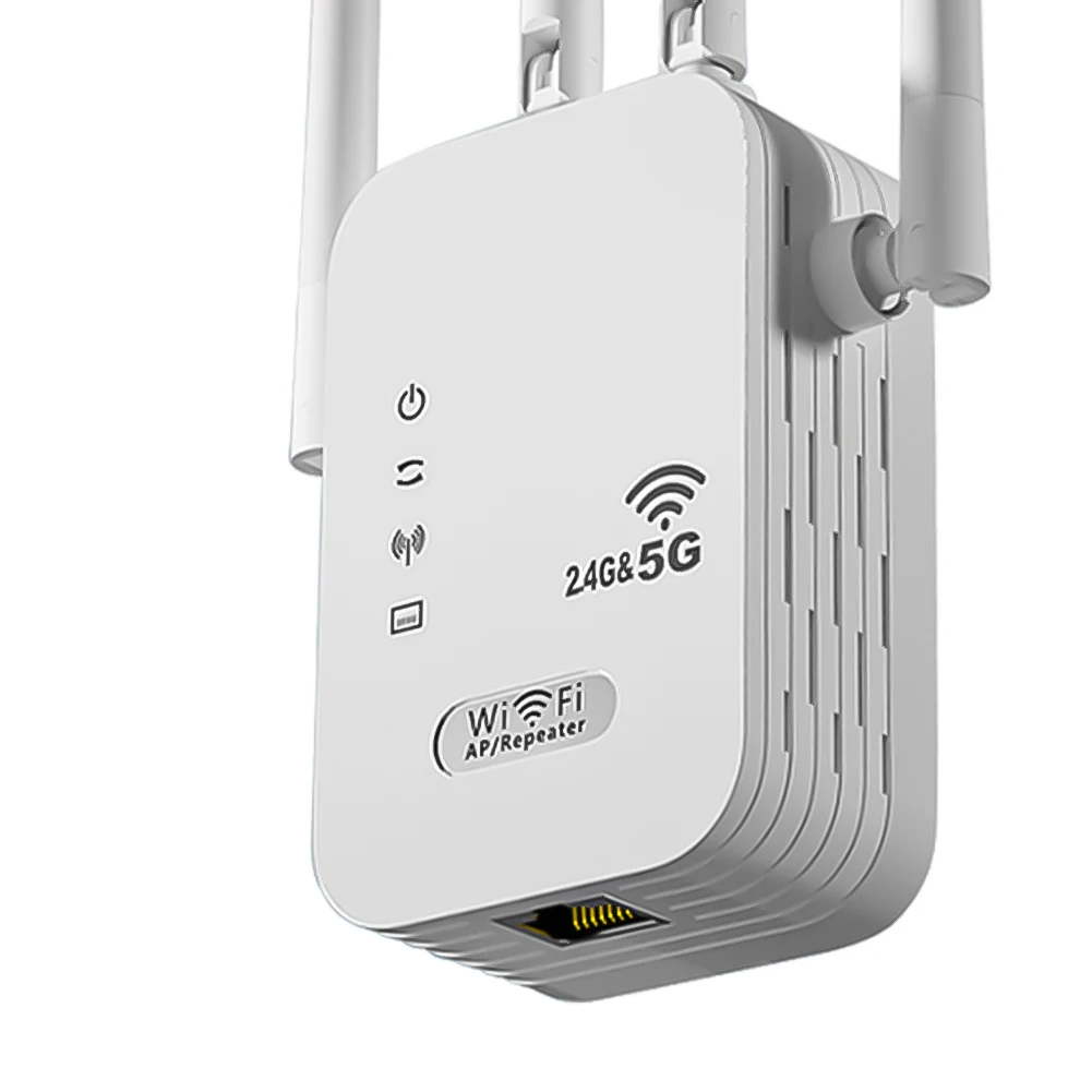 Amplificador de señal WiFi de 1200Mbps con puerto WAN/LAN, amplificador de señal WiFi de doble banda de 2,4 GHz/5GHz, potenciador para el hogar y la oficina pequeña - imagen 5