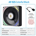 AF925 Colorful Black