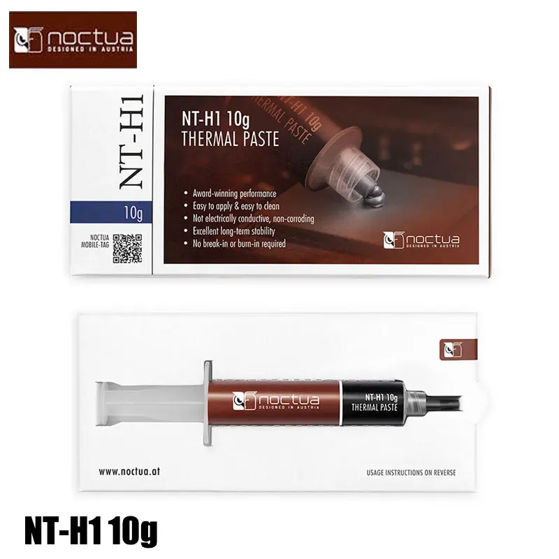 Noctua-grasa conductora térmica NT-H1, 3,5g/10g, para Notebook, gráficos, CPU, chasis, radiador - imagen 4