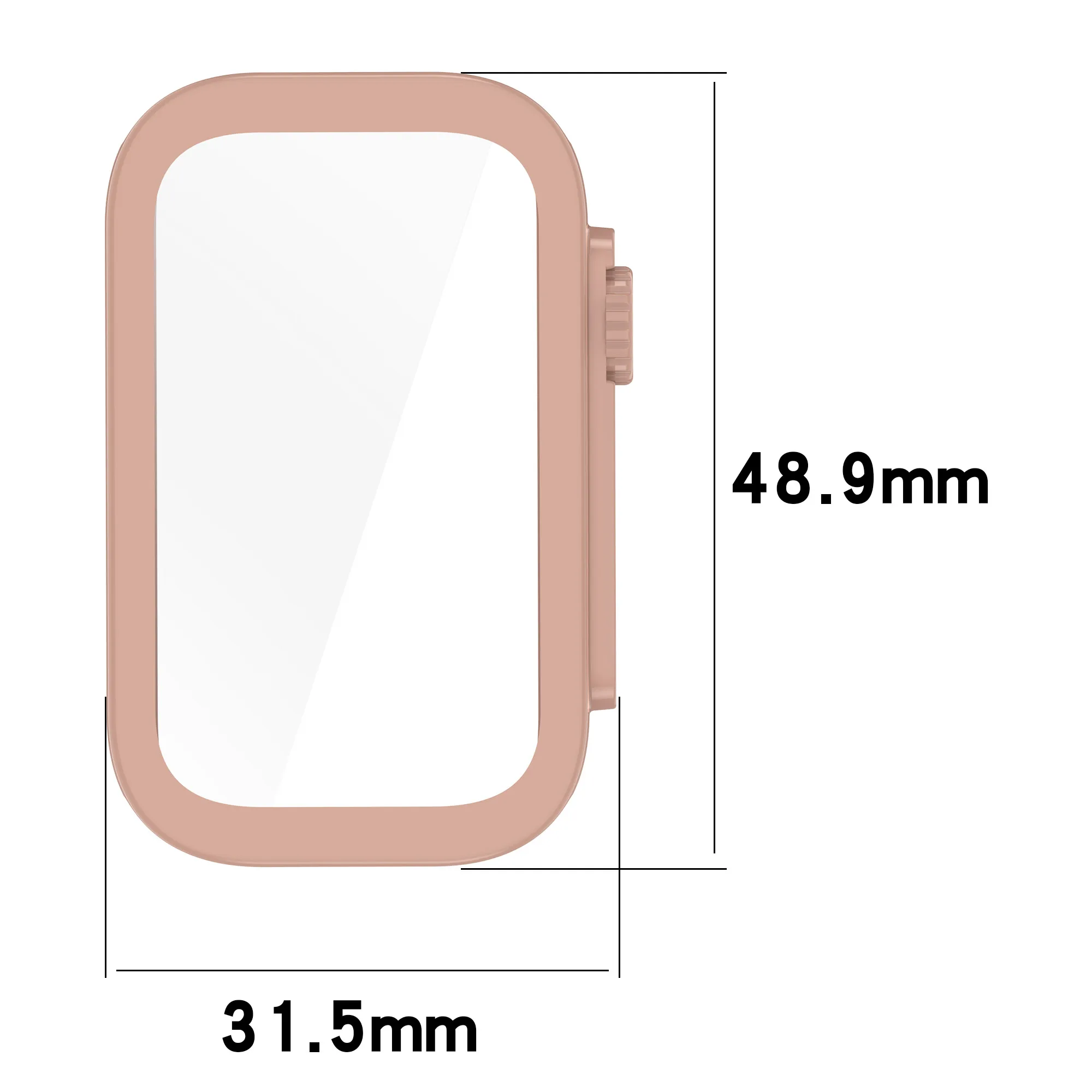 Vidrio + funda para Xiaomi mi band 9, accesorios activos, carcasa de parachoques mejorada para PC, Protector de pantalla para Redmi band 3, cubierta - imagen 5