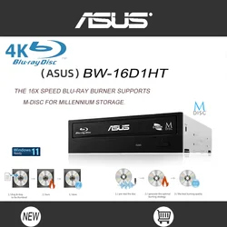 Firmware interno de unidad de quemador Blu-ray Asus 16X BW-16D1HT MT1939 (4K RW/NO CAJA AL POR VENTA)
