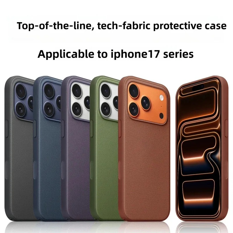 Funda tejida con tecnología Original de alta calidad para IPhone 17 Pro Max 17 Pro, funda de carga inalámbrica magnética oficial Magsafe - imagen 2
