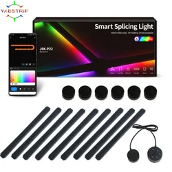 Interruptor Inteligente LED RGB con Sensor de Sonido para Pared