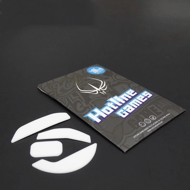 1 paquete de patines de ratón de hielo originales para Razer Basilisk con cable/X Hyperspeed/diseño de arco definitivo, pies deslizantes de ratones de PTFE - imagen 3