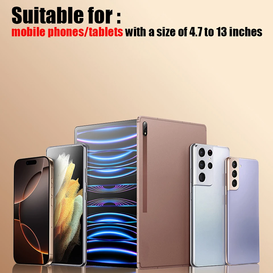 Soporte para tableta con rotación de 360 grados, soporte plegable de aleación de aluminio para teléfonos de escritorio, soporte perezoso para iPad iPhone 16 15 14 13 12 Pro Max - imagen 5