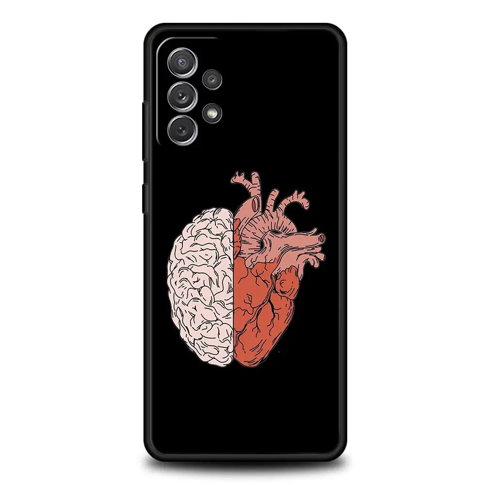 Funda de teléfono médica con corazón creativo para Samsung A51 A71 A21S A17 A11 A15 A25 A23 A33 A53 A73 A07 A03S A05S A13 A35 A55 5G - imagen 3