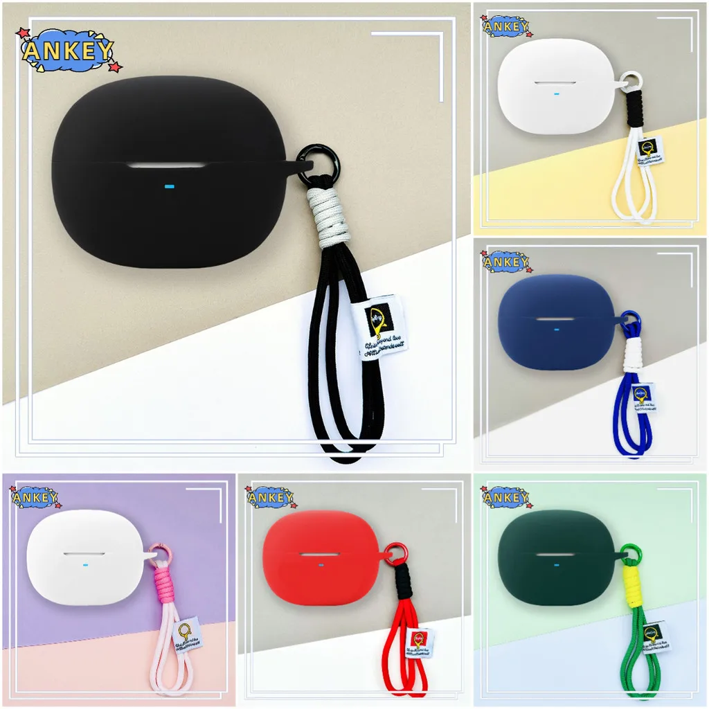 Funda para Baseus AirGo 1 anillo, cordón de nailon AS10, cubierta protectora suave, carcasas, funda antipolvo, accesorios de correa de cuerda de mano