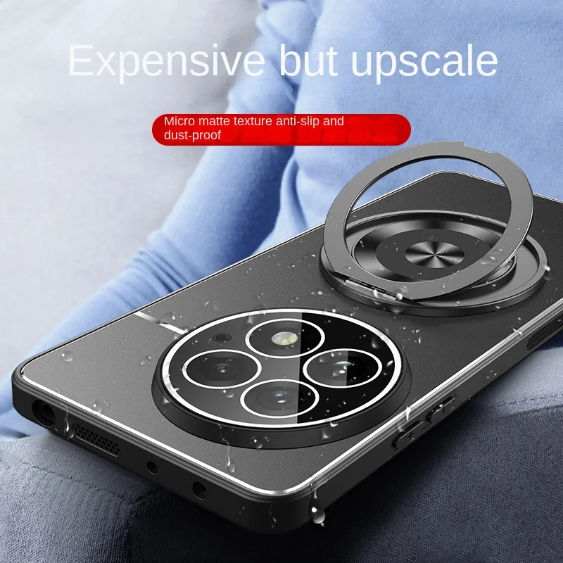 Para OnePlus ACE 5 funda dura mate con anillo soporte lente funda protectora trasera para OnePlus ACE 5 3 2 Pro 3V 2V carcasa de teléfono - imagen 5