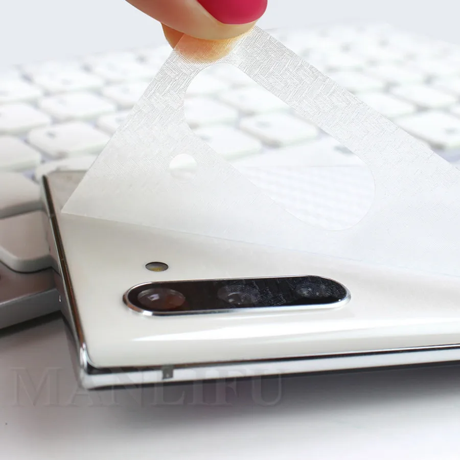 Película protectora 3D de fibra de carbono para Samsung Galaxy Note 20 S20 S21 S22 Ultra A52s 5G A51 A71, Protector de pantalla de cubierta completa trasera, 5 uds. - imagen 2