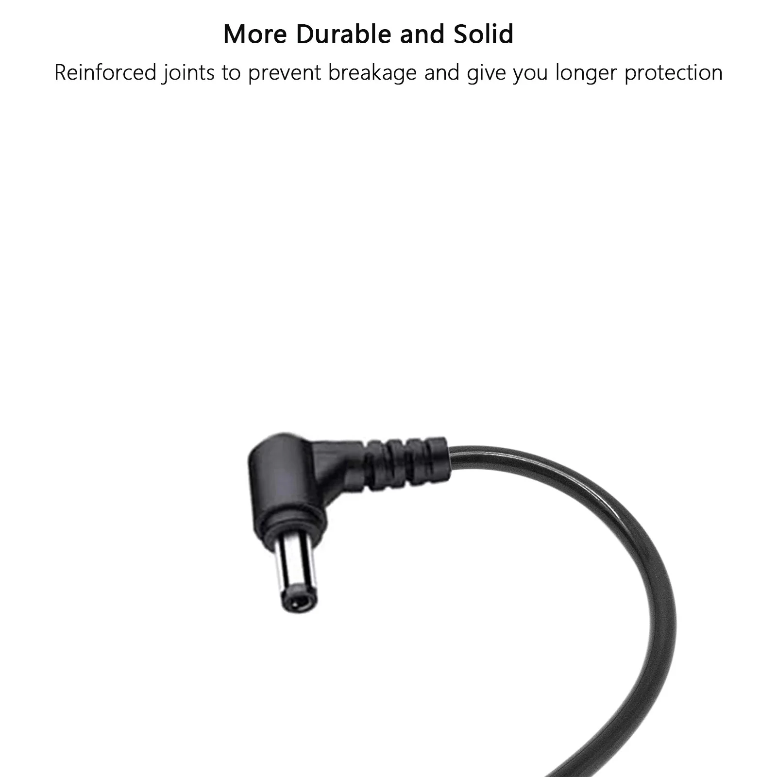 Probty DC5525 Cables Cable de alimentación CC para Blackmagic Pocket Cinema 4K BMPCC 4K Cable en espiral - imagen 2