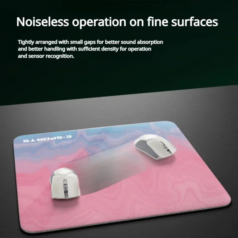 ECHOME-alfombrilla de ratón de cristal para juegos FPS, alfombrilla de escritorio suave para ordenador y oficina, accesorios para juegos, regalo - imagen 3