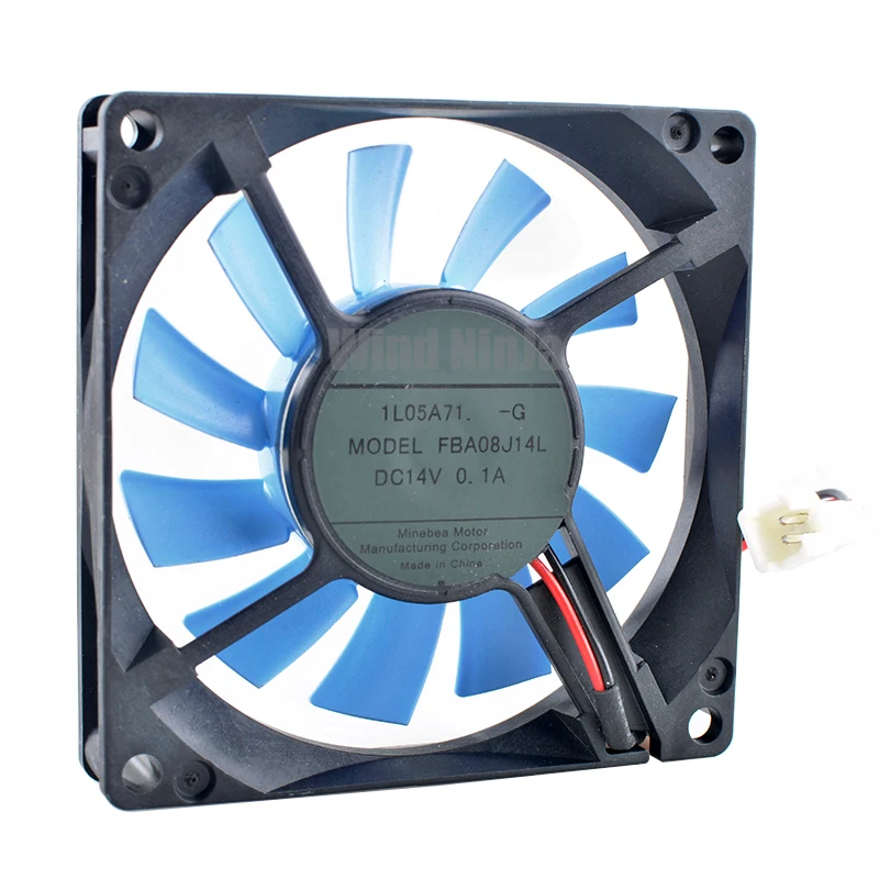 NUEVO FBA08J14L 8 cm X 80 mm X 15 mm DC14V 0.10A Ventilador de computadora de enfriamiento silencioso Adecuado para refrigeradores - imagen 2