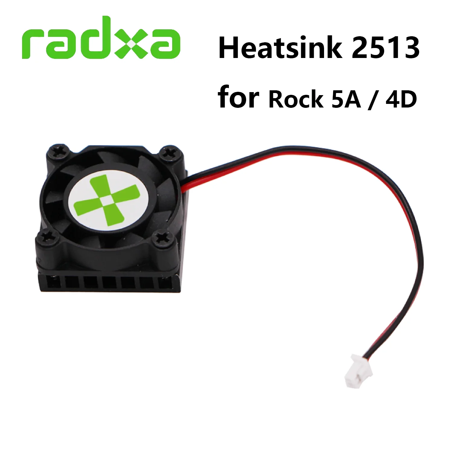 Radxa Rock 5A – Disipador térmico con ventilador de aluminio