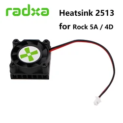 Radxa Rock 5A – Disipador térmico con ventilador de aluminio
