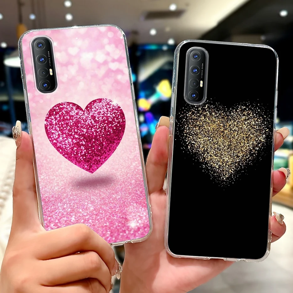 Para Oppo Reno 3 Pro 4G funda CPH2035 CPH2036 Linda funda pintada Koi de la suerte funda de teléfono delgada suave para Oppo Reno3 Pro 5G CPH2009 bolsas - imagen 3