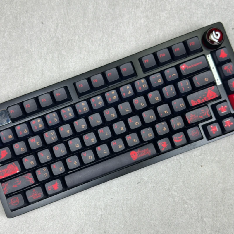 Tapas de teclado japonés XDA PBT, accesorios de teclado mecánico, sublimación, teclas de juego, tema de Halloween, regalos - imagen 3