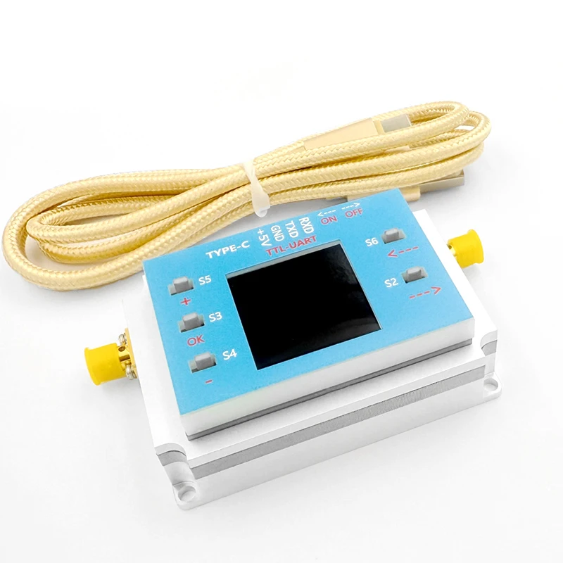 Atenuador de aleación de aluminio DC-6GHZ / 9K-6GHz 90DB, puerto RF bidireccional, paso de comunicación, atenuador RF de 0,25DB, conector SMA - imagen 4