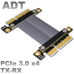 Extensor PCI-E x4 Macho a Hembra – Cable Flexible Gen 3 Alta Velocidad