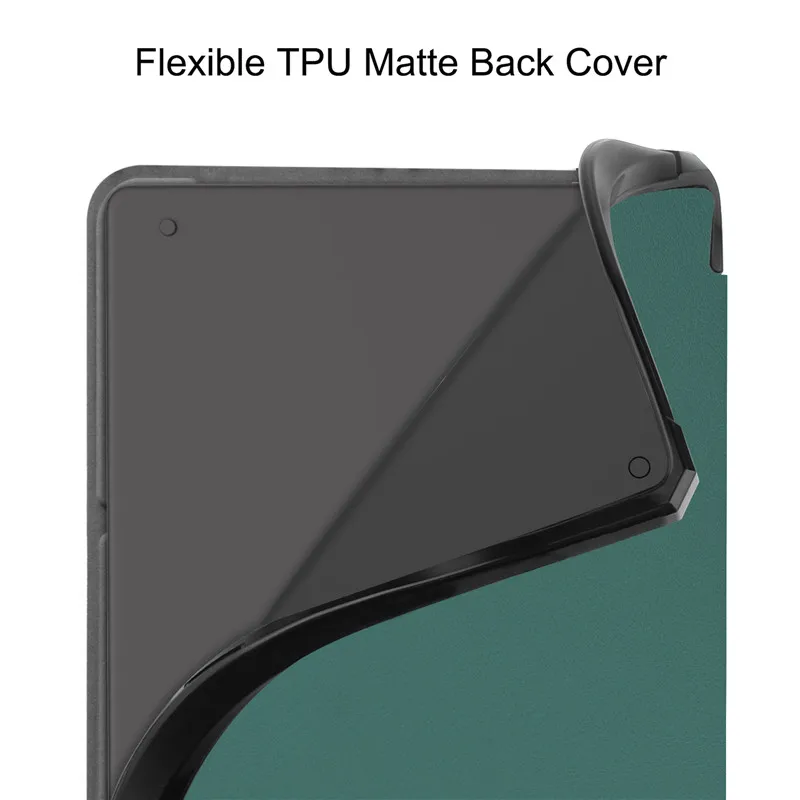 Funda inteligente para Kindle Scribe 2022, carcasa trasera de TPU con soporte plegable múltiple de 10,2 pulgadas para Kindle Scribe, 2022 con apagado/Encendido automático - imagen 5