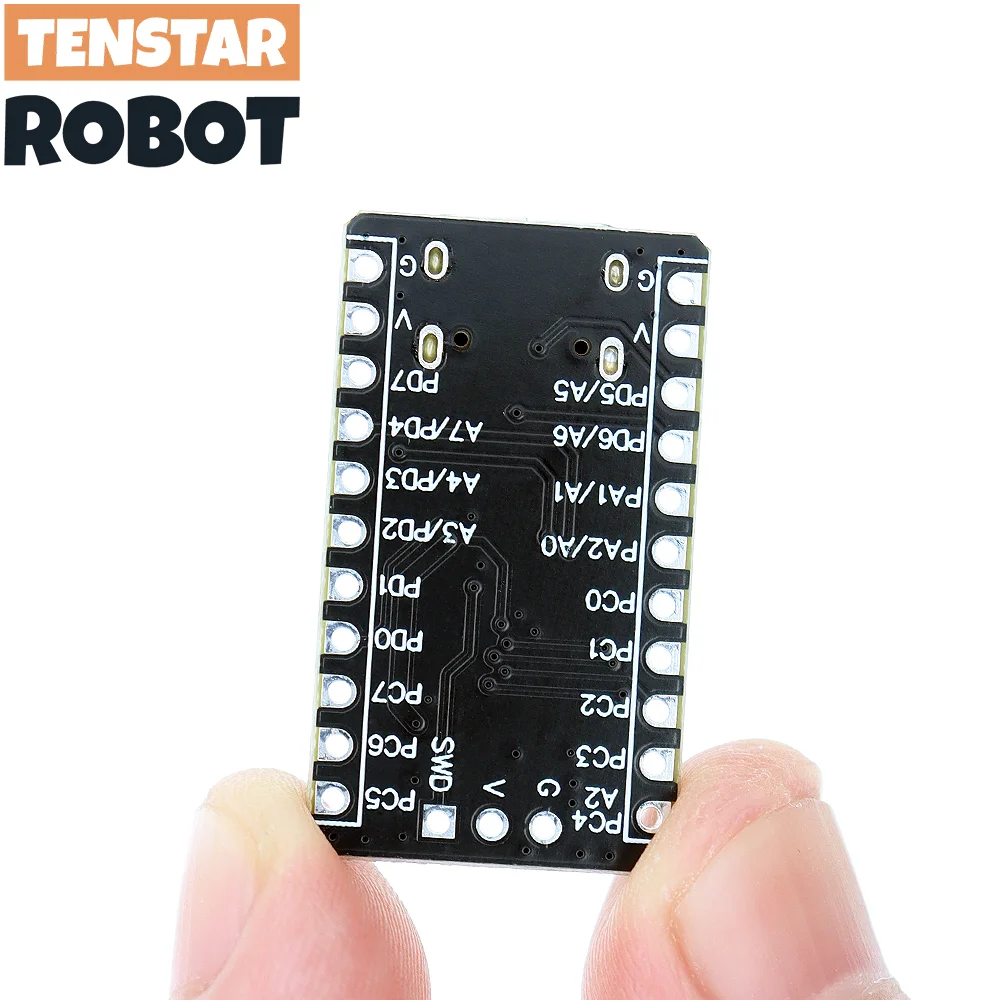 TENSTAR 2 uds CH32V003 Placa de desarrollo Placa de sistema mínimo Placa central RISC-V CH32V003F4P6 Módulo microcontrolador - imagen 3