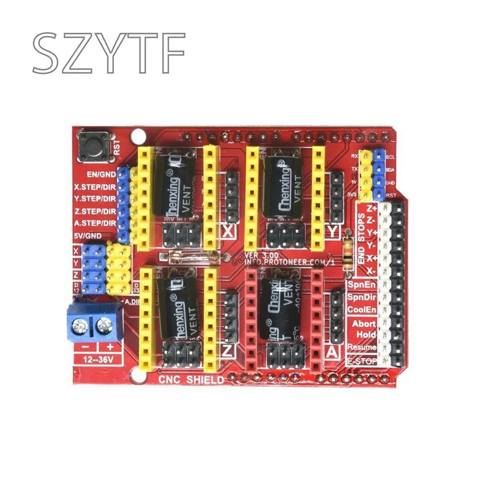 A4988 controlador CNC Qunqi Placa de expansión para grabador V3 - imagen 2