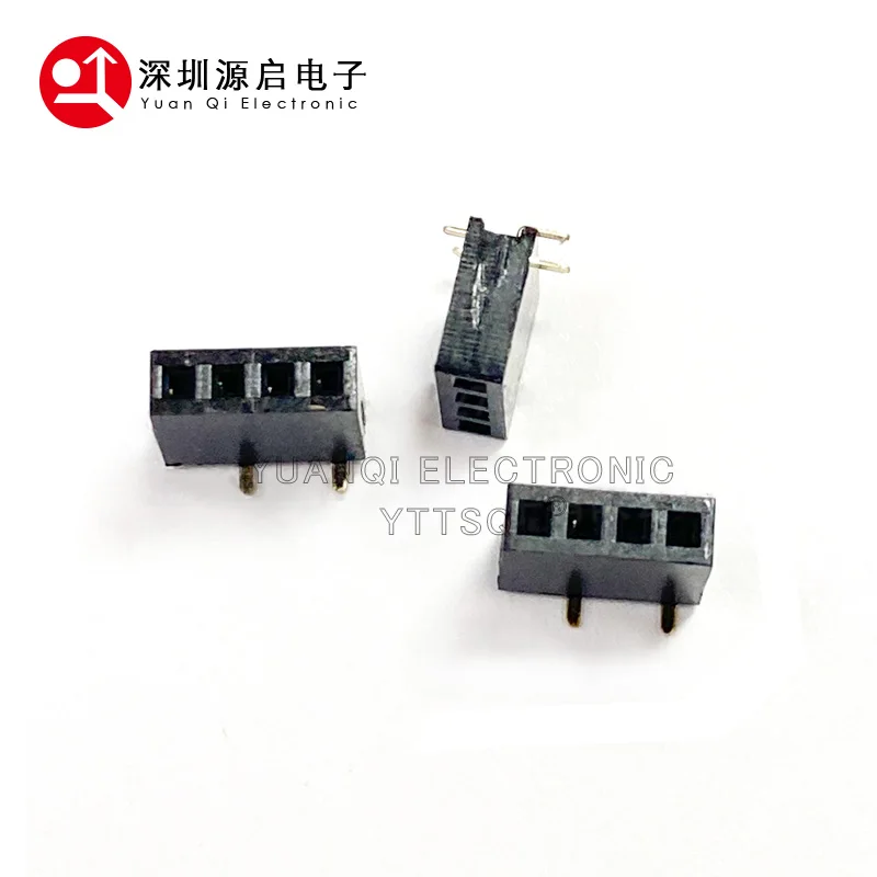 SMT 1,27mm 1,27 dislocación de una sola fila hembra PCB Board Pin Header Socket conector Pinheader 1*5/10/12/15/20/2-50P SMD - imagen 4