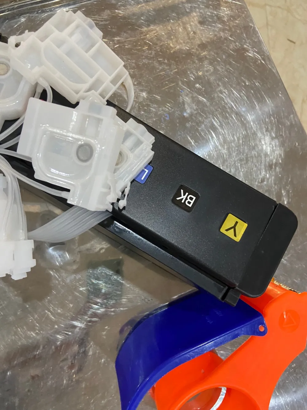 El más nuevo cartucho externo de sistema de tanque de tinta CISS serie Compatible con 6 colores para Epson L805 L800 L1800 L801 L810 L850 L1300