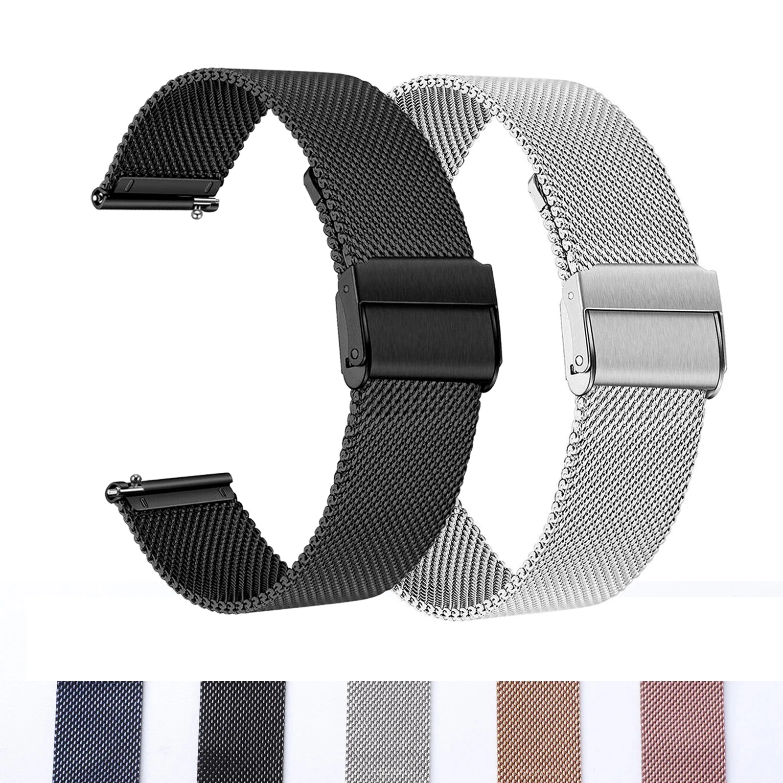 Correa de reloj de Metal de 22mm para SUUNTO 9 PEAK PRO DLC/5 pulseras PEAK para SUUNTO RACE S/OCEAN/VERTICAL correa de acero inoxidable