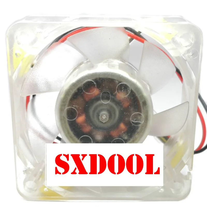 para jóvenes Lin DFS 602512 Ventilador de enfriamiento axial LED azul L 60 mm - 12 V 1,7 W, funcionamiento silencioso, interfaz de dos cables - imagen 2