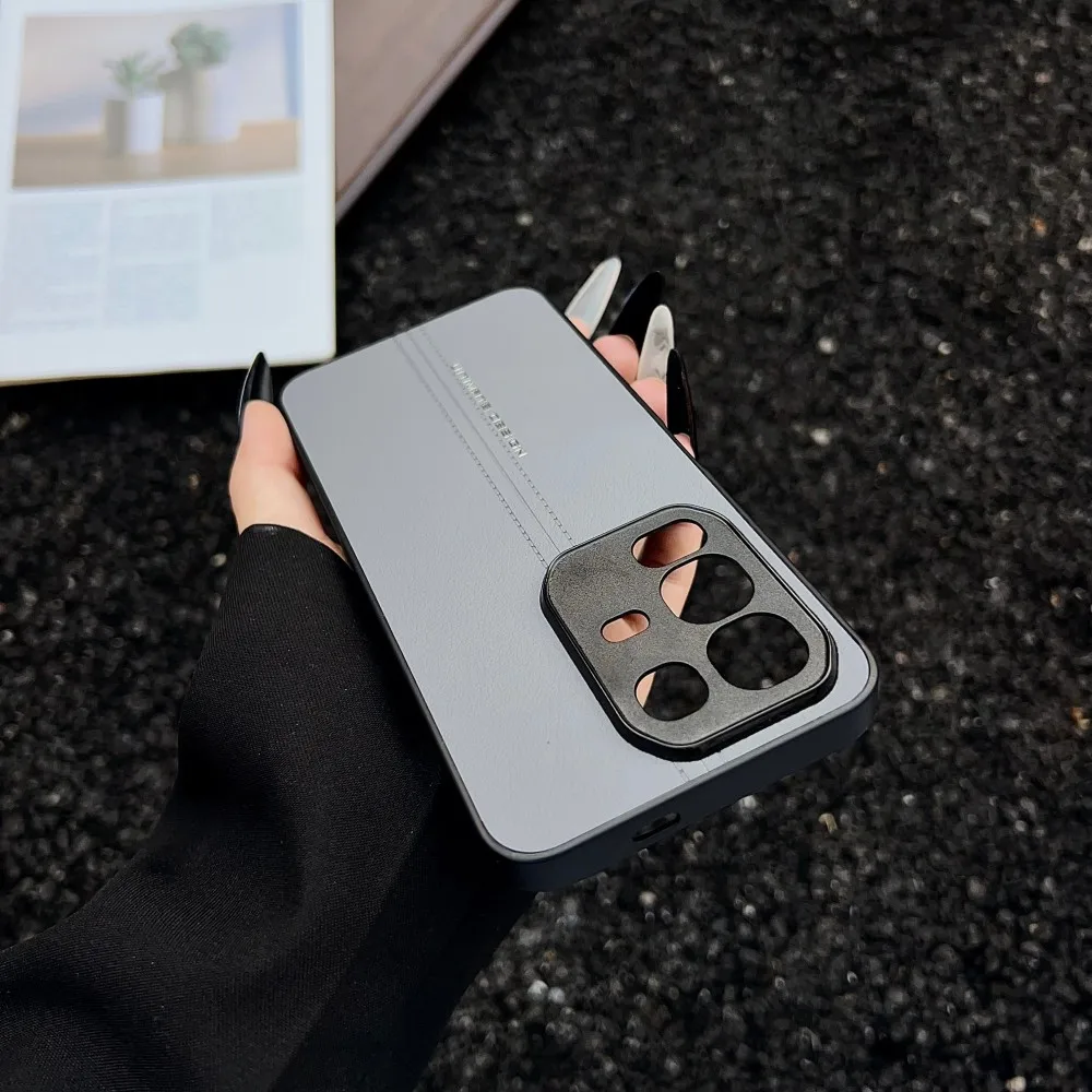 Para Infinix Note 50 Pro Plus funda de lujo de cuero PU funda protectora trasera de moda para Infinix Note 50X 50S 50Pro Shell - imagen 4