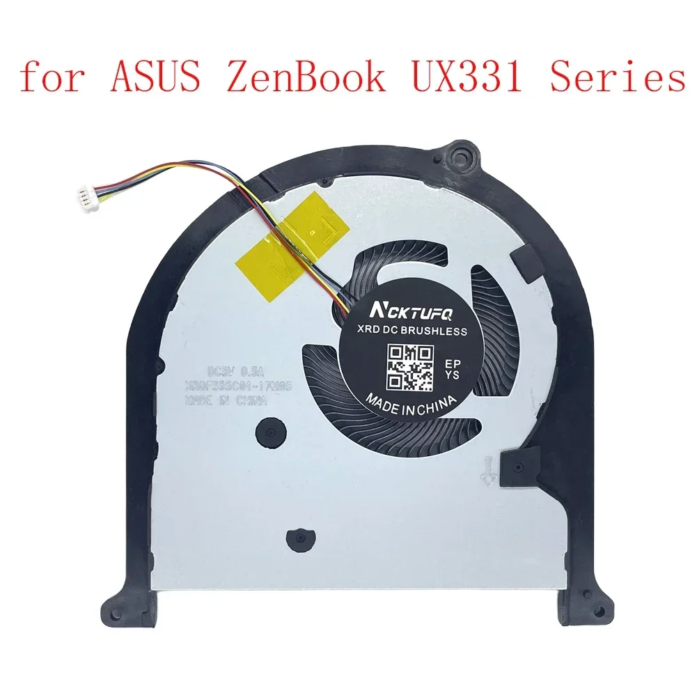 Ventilador de refrigeración de CPU para ordenador portátil ASUS ZenBook, repuesto nuevo para UX331, UX331U, UX331UN, UX331FA, UX331FN, UX331UA, UX331UAL Series
