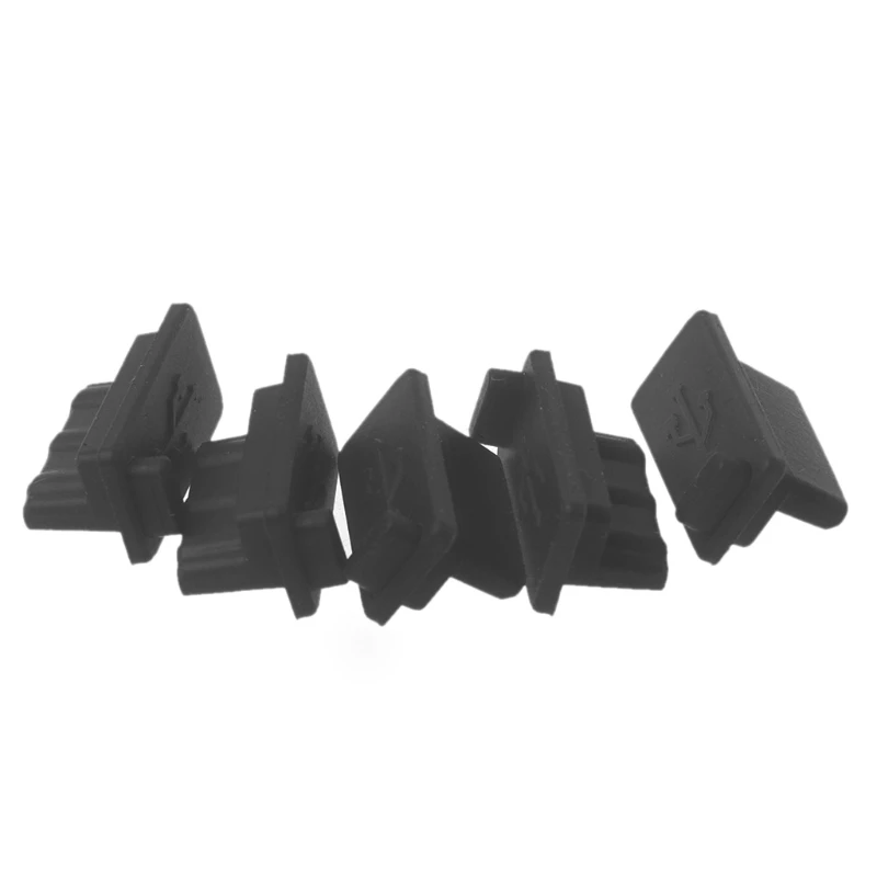 5 tapones antipolvo carga USB silicona para ordenador portátil y tableta