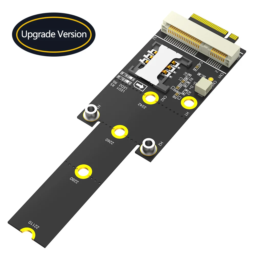Interfaz M key NVMe M.2 SSD convertir a mini adaptador de ranura PCIe para módulo WWAN a solución de PC de escritorio enchufe de tarjeta NANO SIM - imagen 3