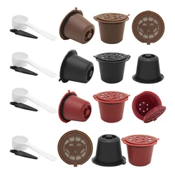 Filtros de cápsulas de café reutilizables recargables, 3 piezas, para máquina Nespresso