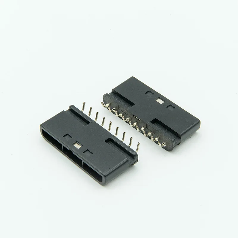 Conector macho de 9 pines Ranura de enchufe de juego de 90 grados para PS2 para accesorios playstation 2 - imagen 4